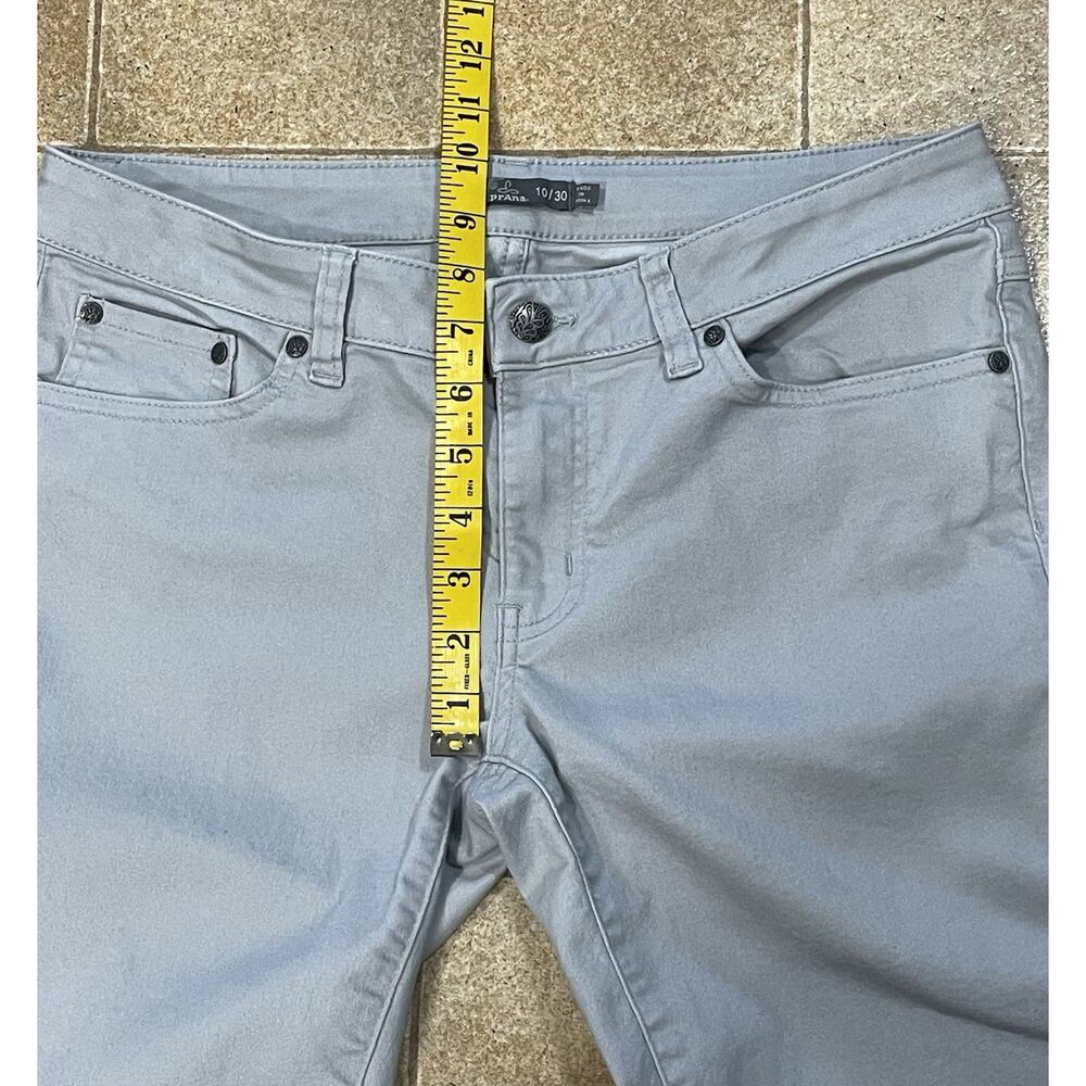 Prana Women’s Size 10/30 Skinny Jeans Gray Slim Fit Stretch Pants Low Rise - Picture 4 of 11